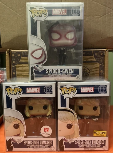 Lot of 3 Spider-Gwen Funko Pops BRAND NEW