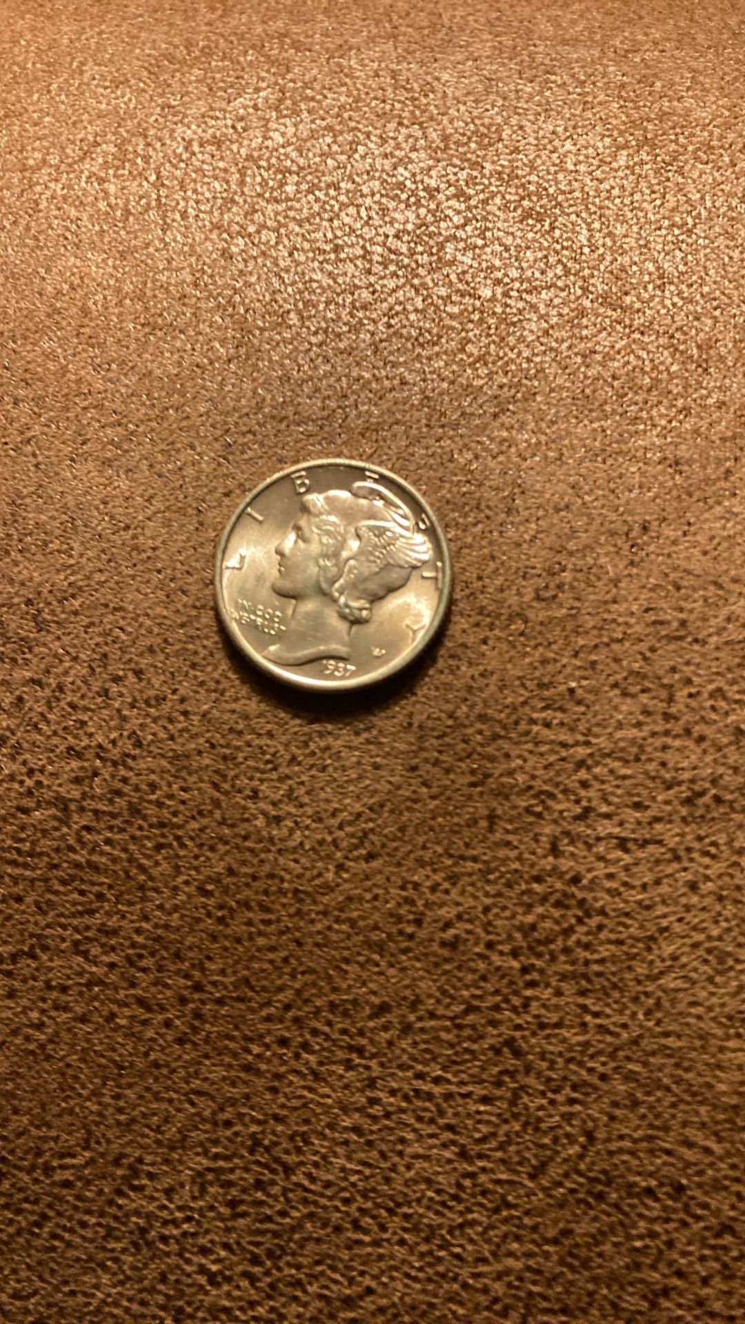 1937 Mercury Dime