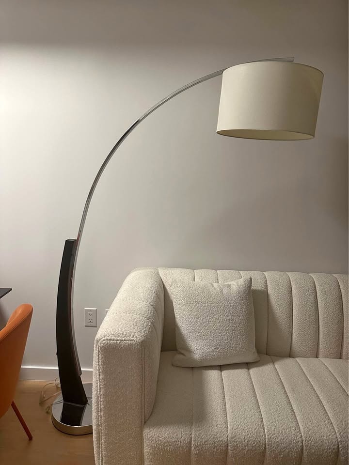 Modern arc floor lamp / Not IKEA