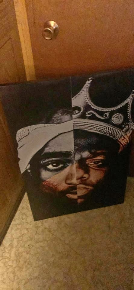 Tupac/Biggie Cavas Poster