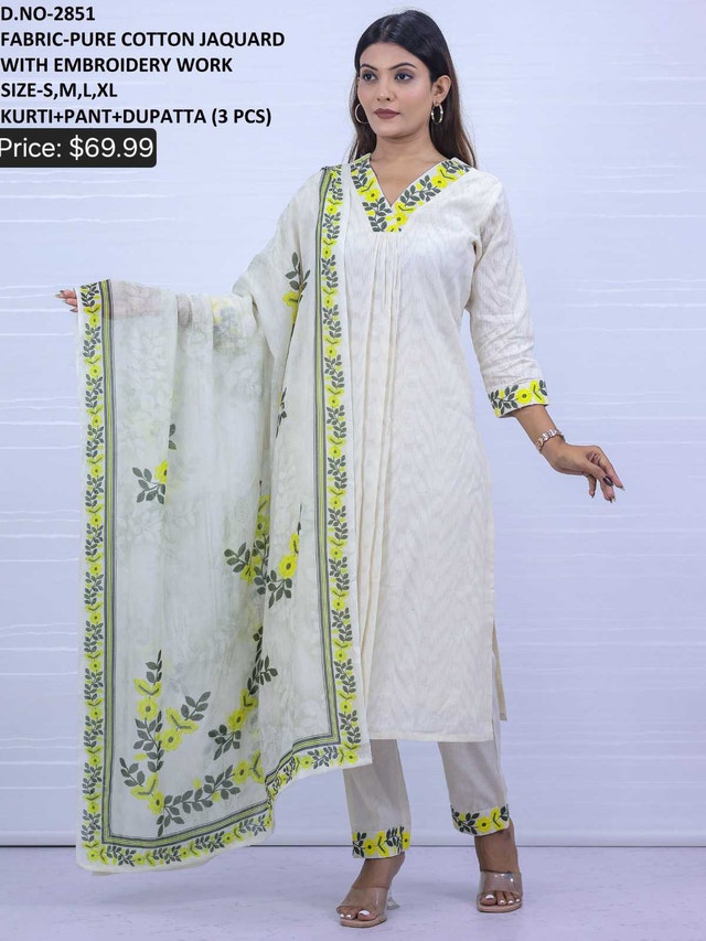 New Kurti set with duppatta