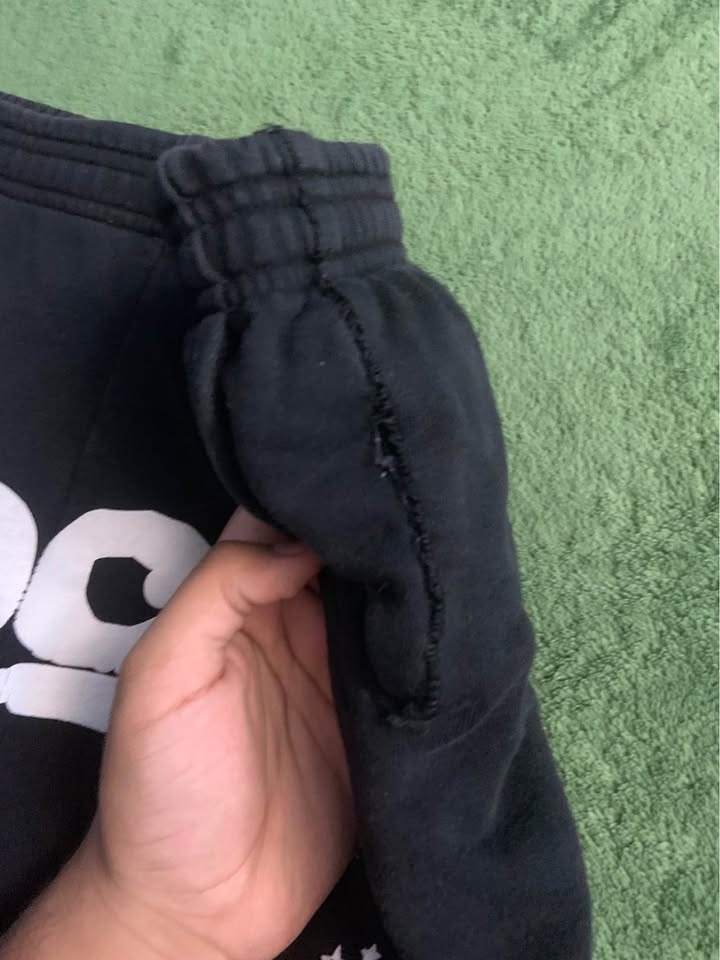 Sp5der Star Sweatpants – Black – Size Large (Read Description) - photo 4