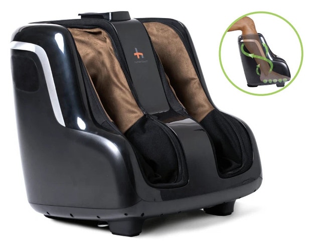 Human Touch Reflex SOOTHE Foot and Calf Massager, Black Like New