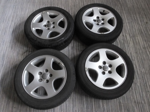 Audi 7JX16H2ET45 Aluminum Rims & Tires