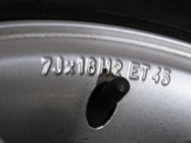 Audi 7JX16H2ET45 Aluminum Rims & Tires - photo 4