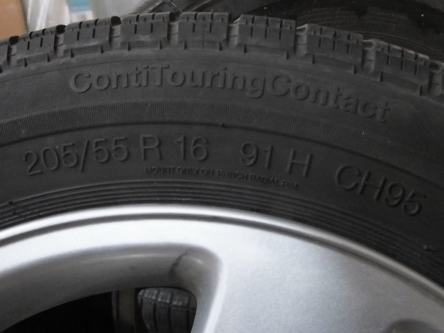 Audi 7JX16H2ET45 Aluminum Rims & Tires - photo 5