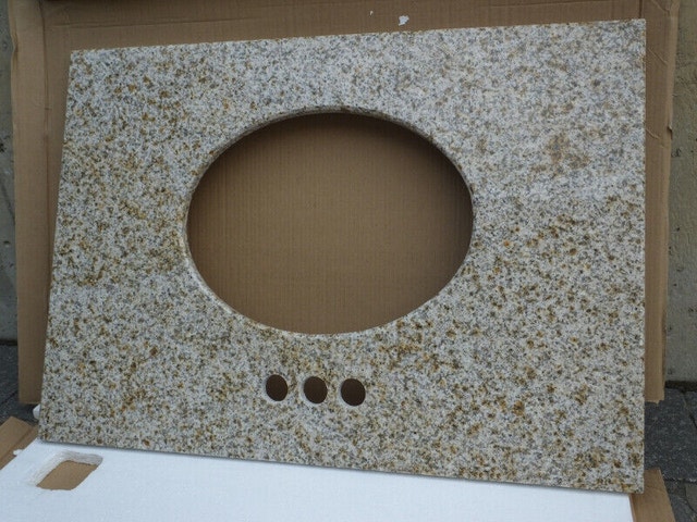 LUXO MARBRE Granite Vanity Countertop - New