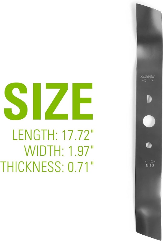 GreenWorks 29373 19" Replacement Lawn Mower Blade NEW - photo 3