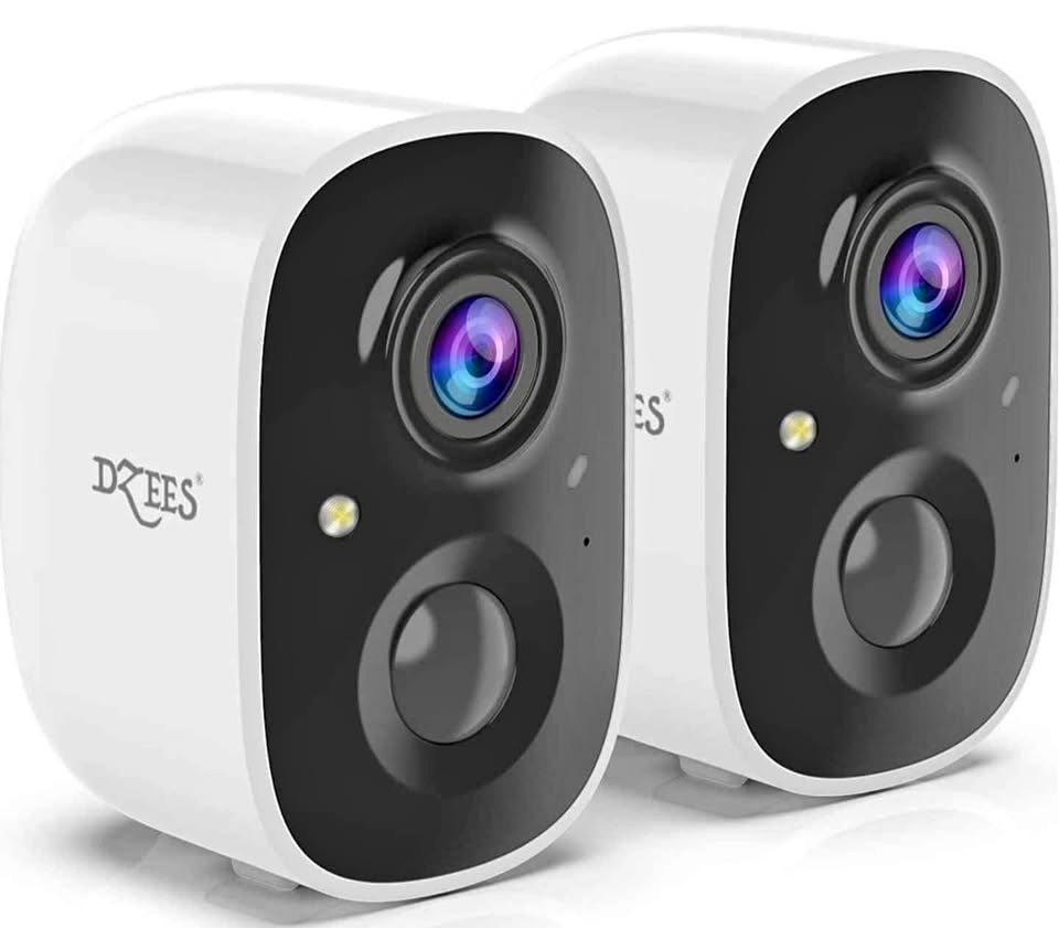 Dzees Security Cameras Wireless Outdoor, 2K Battery Camera A