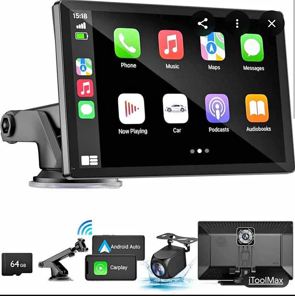 10.26" Wireless carplay screen with 4k dashcam