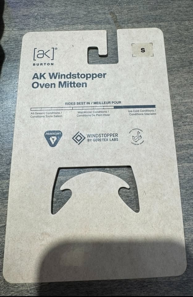 Burton AK Windstopper Oven Mitt (GORETEX) - SMALL Size - photo 4