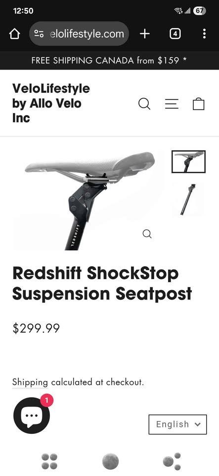 RedShift Shockstop suspension seatpost!! 27.2 - photo 4