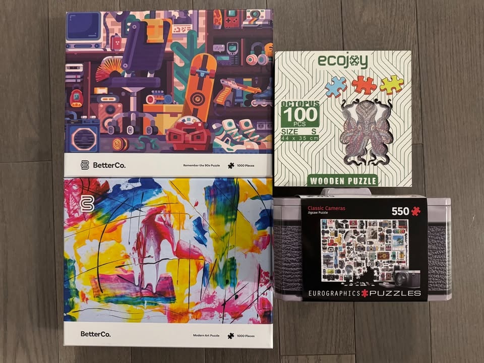 Puzzles Unopened and Once Completed - photo 3