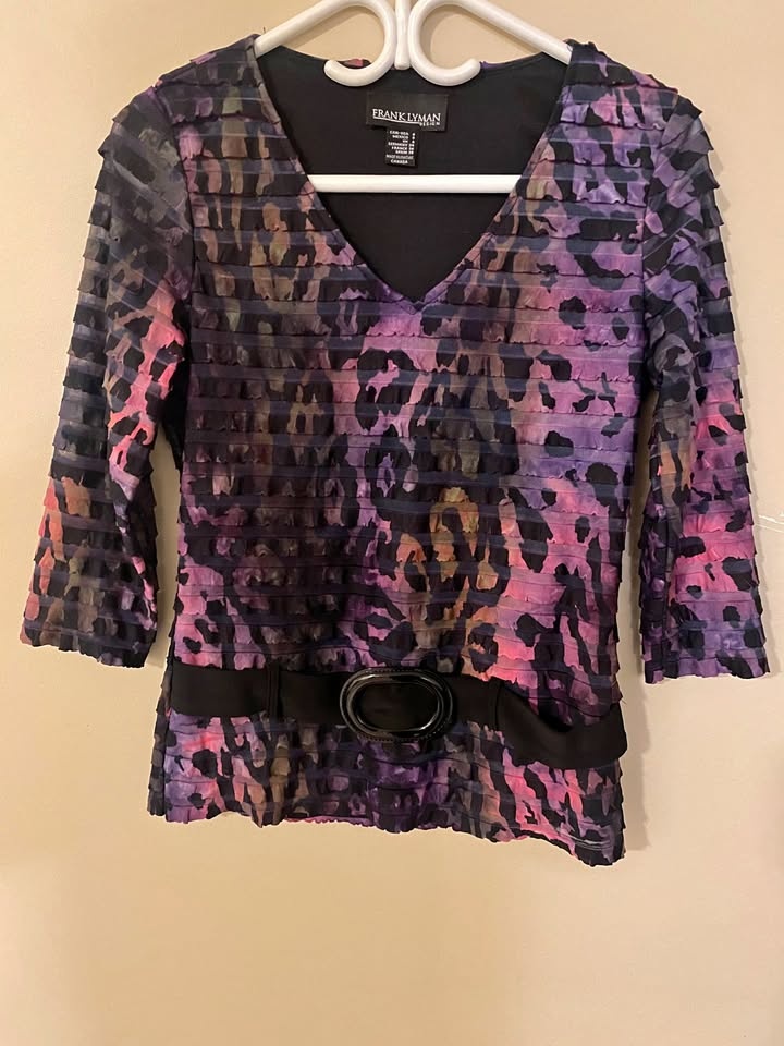 Frank Lyman Patterned Top – Women’s Size 6