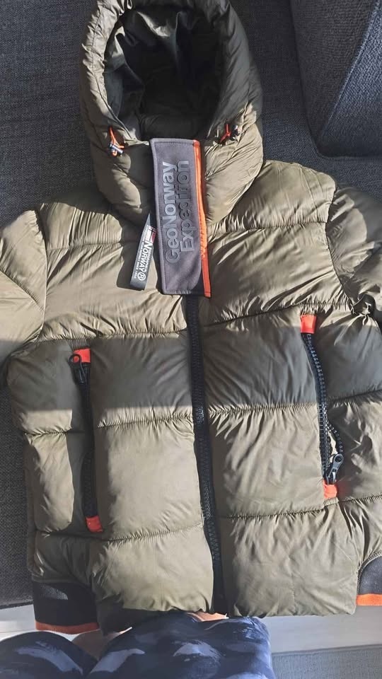 Geographical Norway CALIX Men's Winter Jacket – Large (Green) – - photo 3