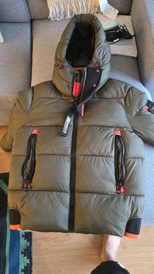 Geographical Norway CALIX Men's Winter Jacket – Large (Green) – - photo 5