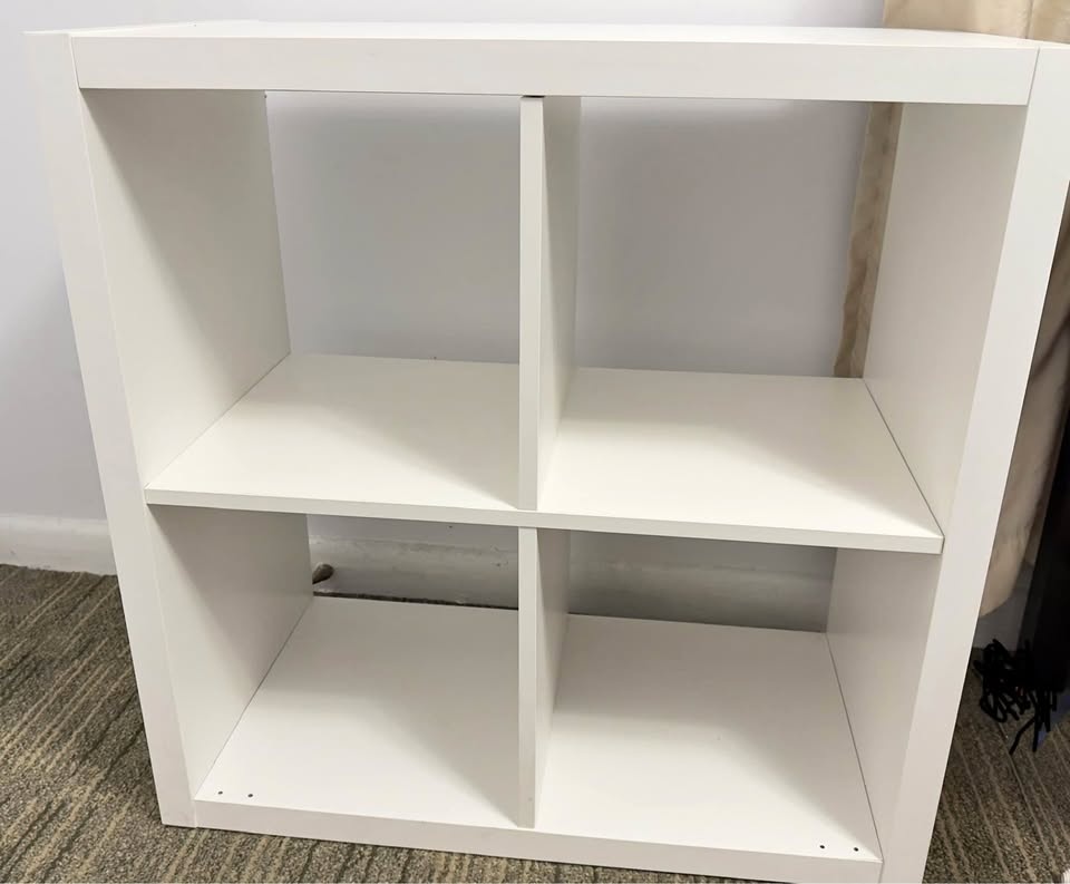 IKEA KALLAX 4-Cube Storage Shelf / Bookcase