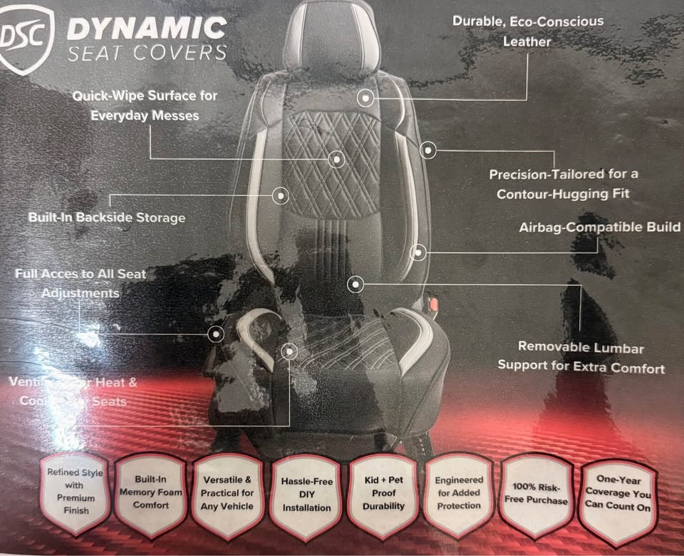 🔥 Premium Leather Car Seat Covers - photo 3