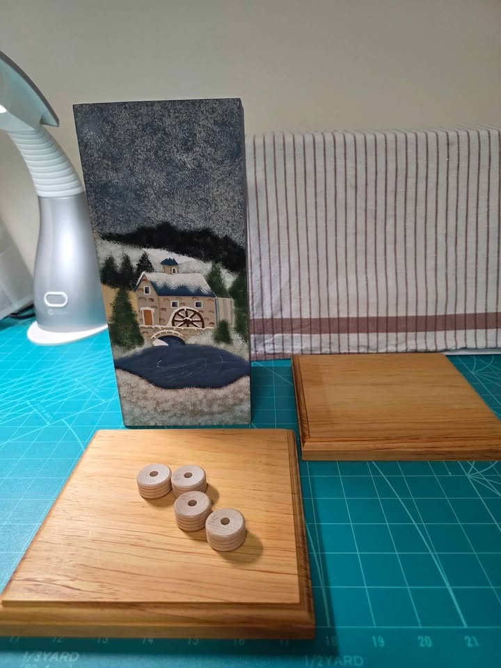 Folk Artist's 4 Season Lamp Base Project to Finish - photo 5