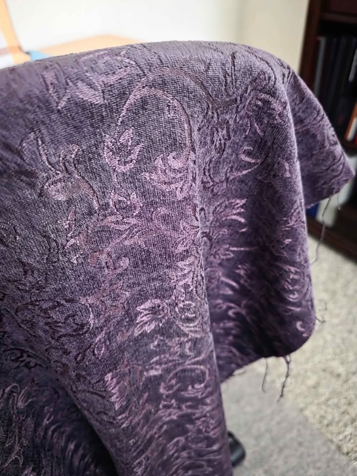 4.5 meters in Three Pieces of Luxury Chenille Fabric - photo 3