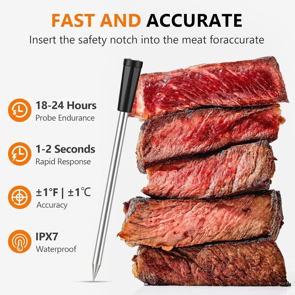 AIRMSEN Wireless Meat Thermometer - photo 3