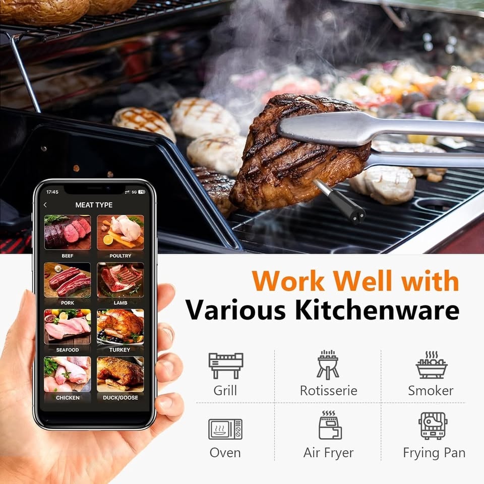 AIRMSEN Wireless Meat Thermometer - photo 4