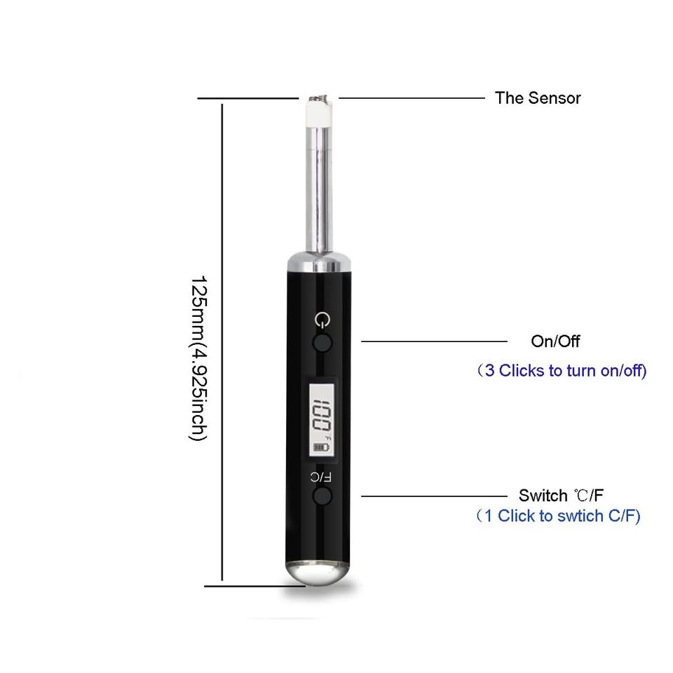 DipWand Temperature Reader Dab Thermometer - photo 5