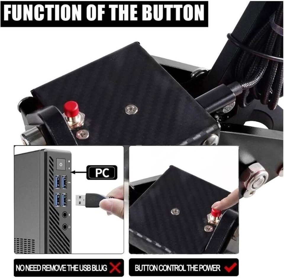 USB Handbrake Controller PC SIM Racing Game for G27 G25 - photo 5
