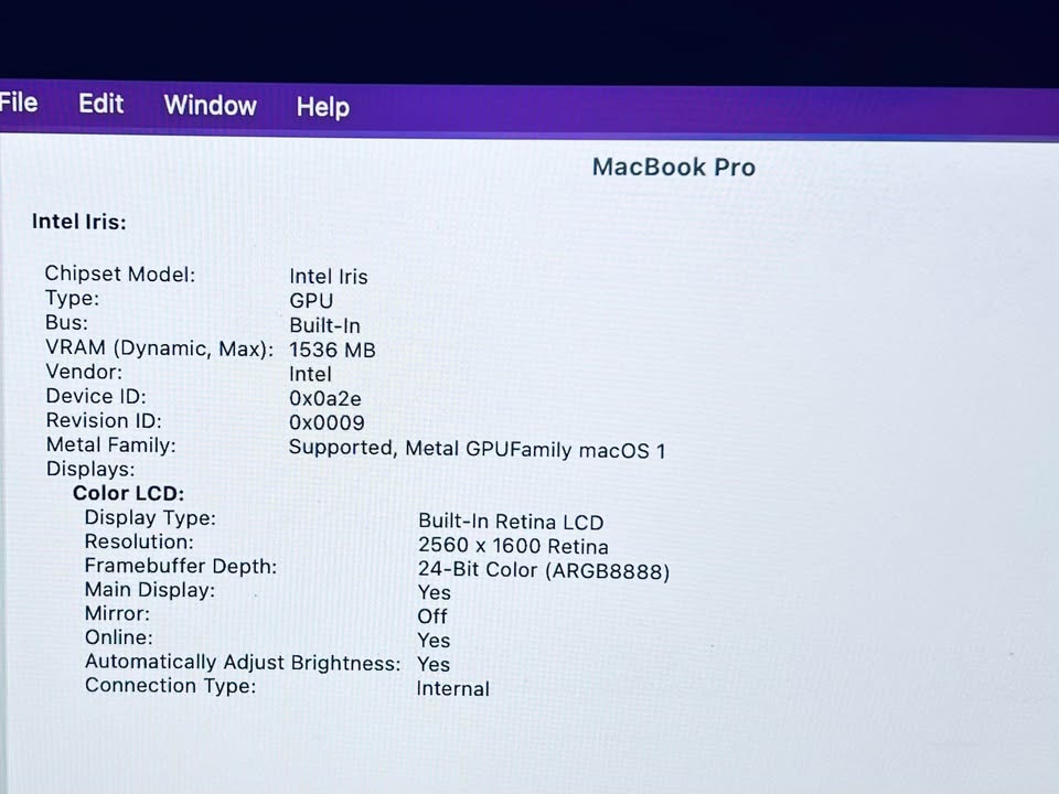 Apple Macbook Pro 2013 Core i5 8GB 256GB OS BIG SUR - photo 4