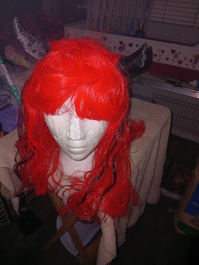 Devil Horn Wig