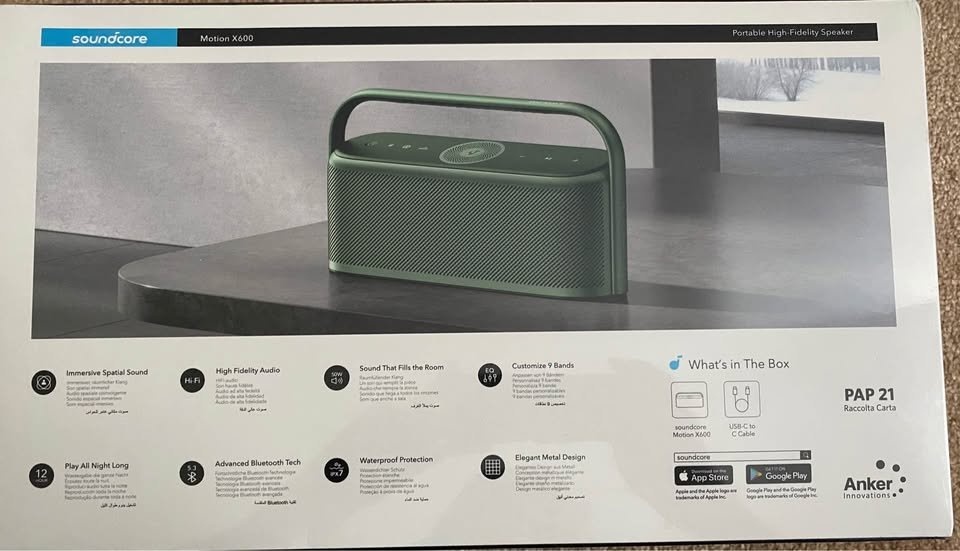 Portable Speaker Soundcore Motion X600 **New - photo 2