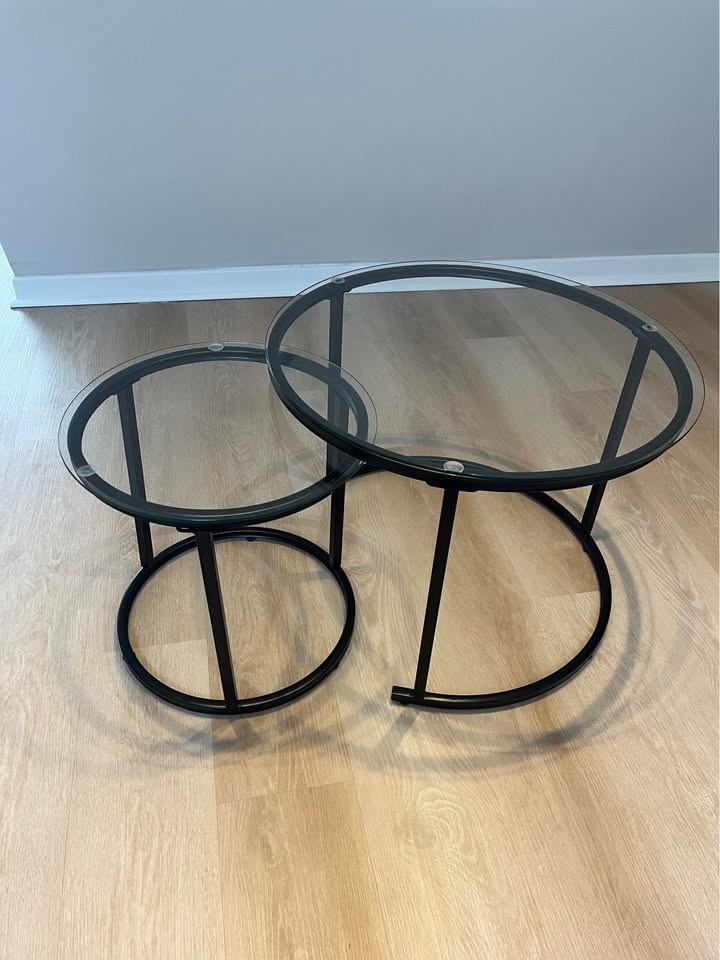 Nesting coffee table set of 2 - photo 3