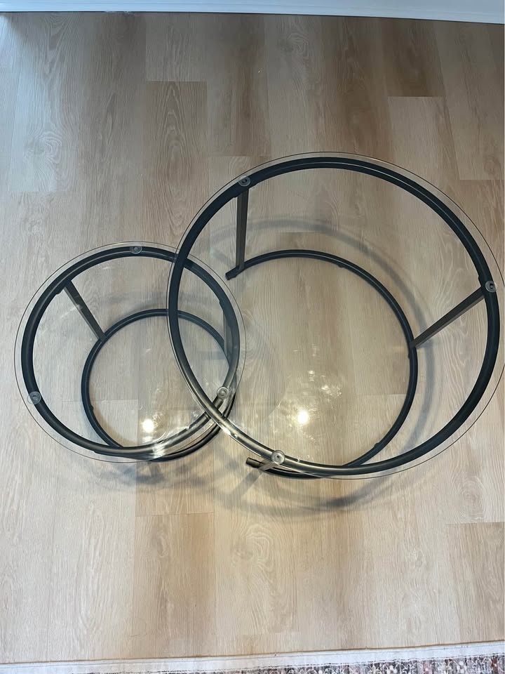 Nesting coffee table set of 2 - photo 4