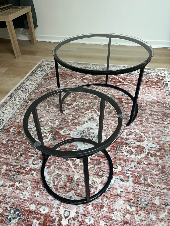 Nesting coffee table set of 2 - photo 5