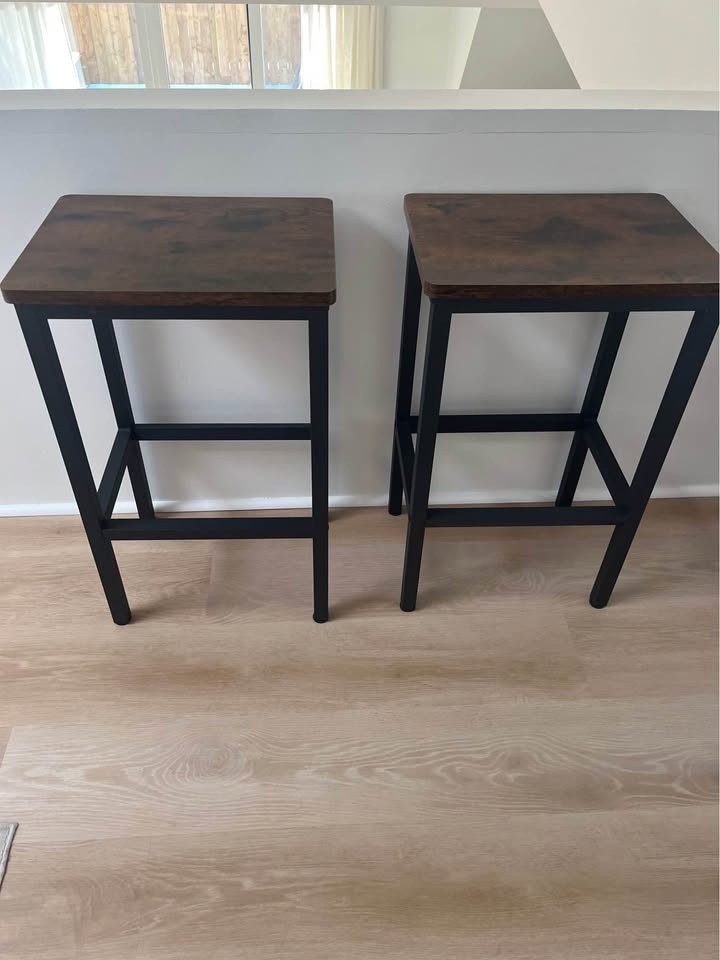 2 industrial stools - photo 4