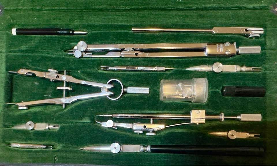 Vintage PROWBSTER TECHNICAL TC-64 drafting set - photo 2