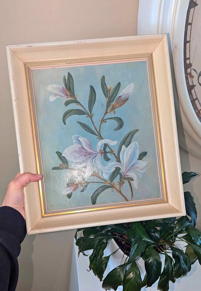 Charming Vintage Framed Painting