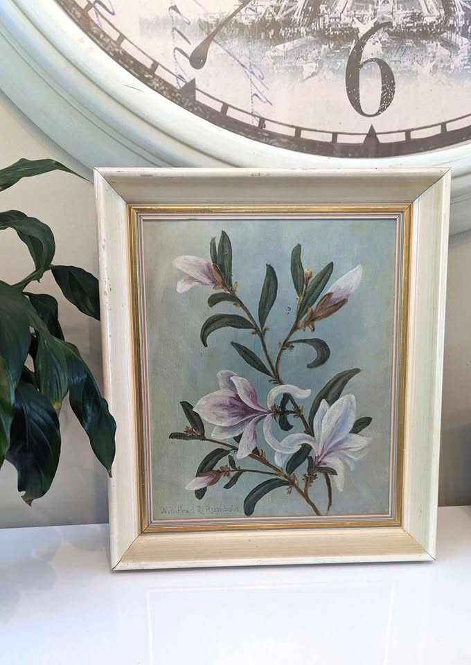 Charming Vintage Framed Painting - photo 2