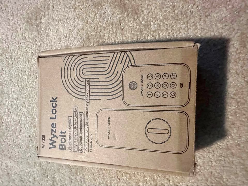 Wyze lock and bolt