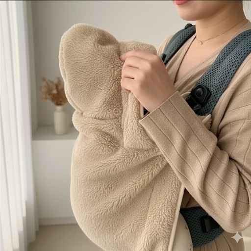 🧸 Bear Embroidery Baby Blanket – Warm & Cozy for Stroller/Carrie - photo 3
