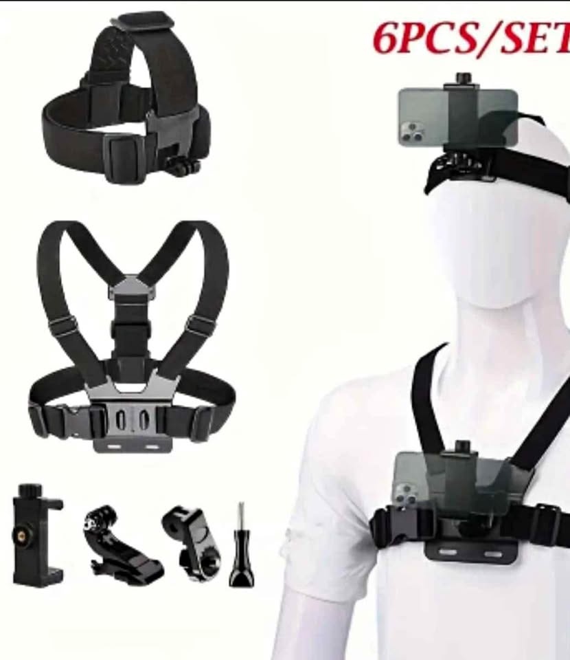 6pcs Ultimate Action Camera Kit
