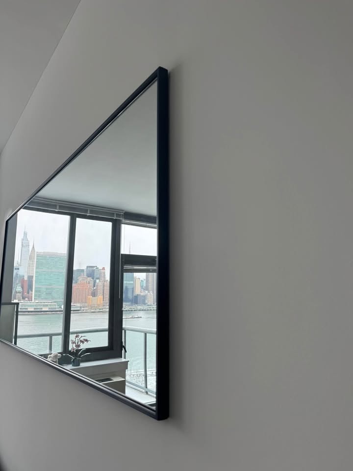 Navy blue wall mirror - photo 3