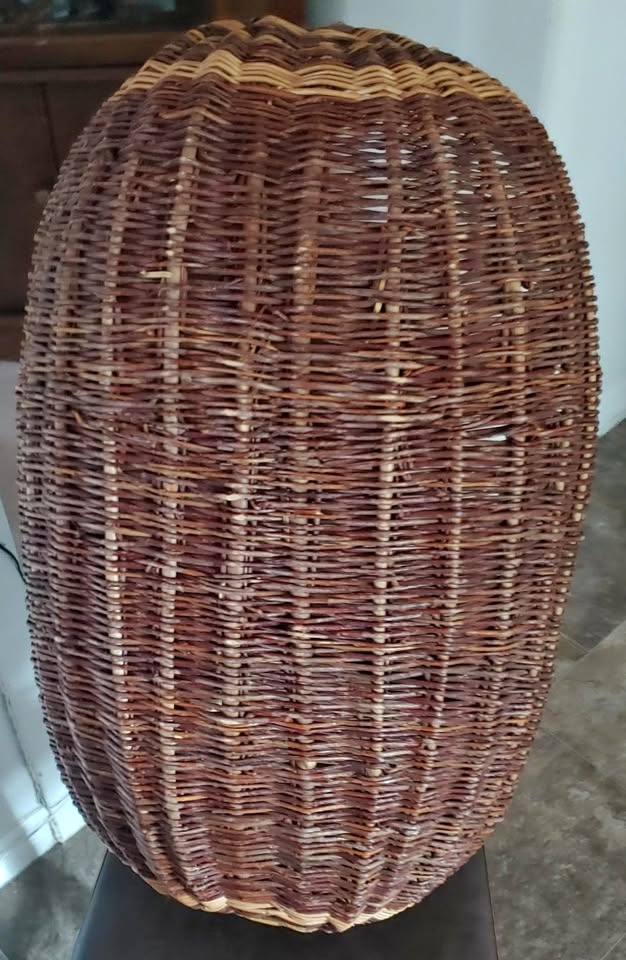 Early 20th Century Ojibway Willow Gathering Basket