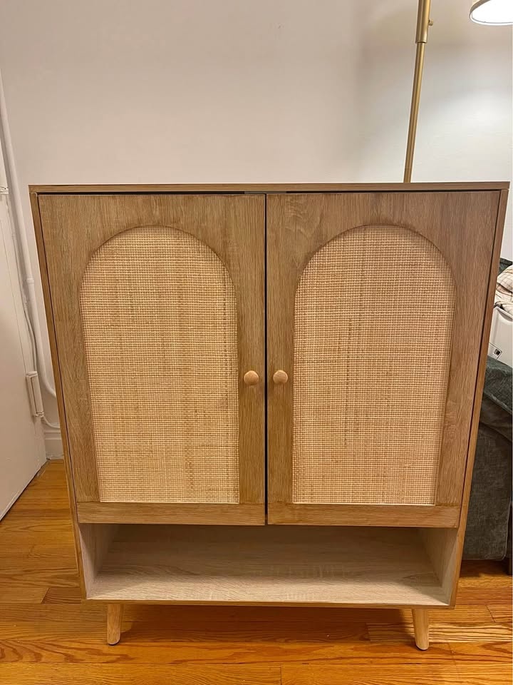 Rattan Shoe Cabinet