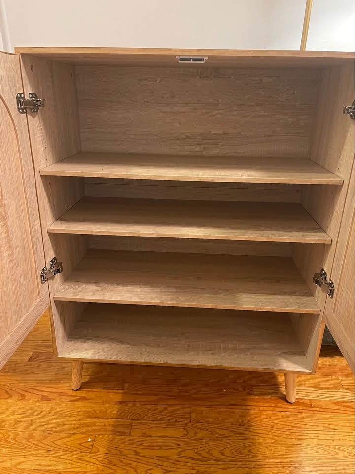 Rattan Shoe Cabinet - photo 2