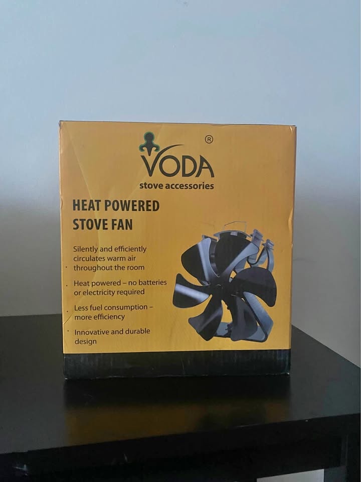 New Stove Fan, Heat Powered