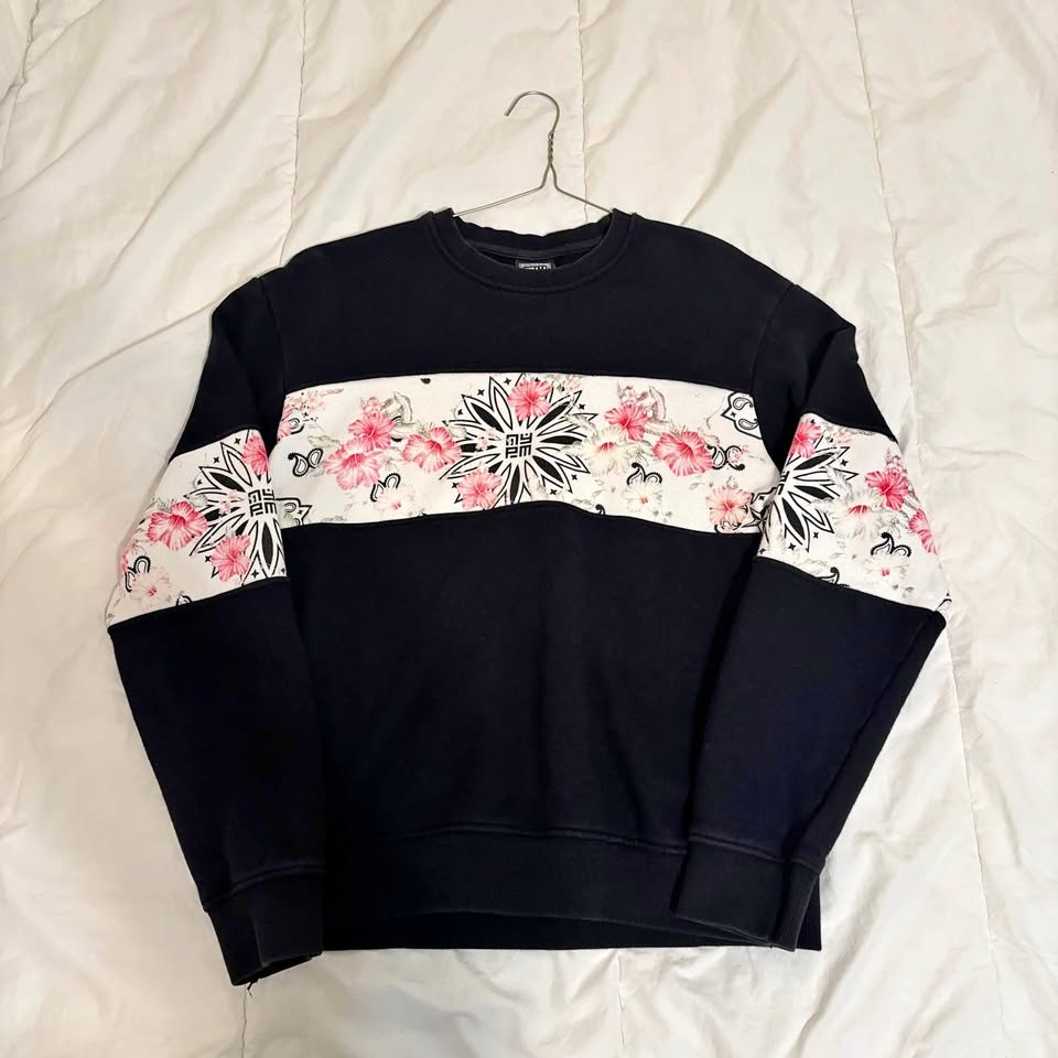 Floral Crewneck Sweatshirt