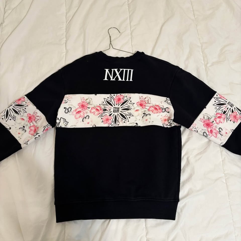 Floral Crewneck Sweatshirt - photo 2