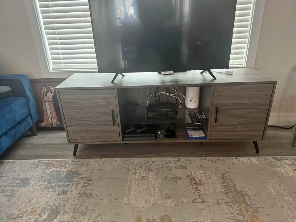Mid Century Modern Media Console