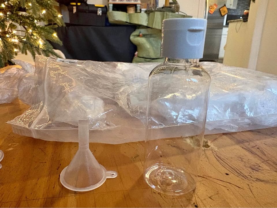 14 pack of Clear Plastic Bottles